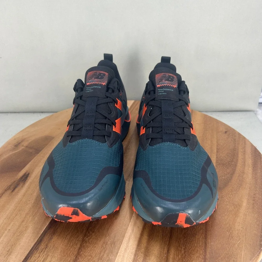 New Balance Nitrel v4 Trail Running Shoes Mens 12 2E Wide Blue Orange MTNTRML4